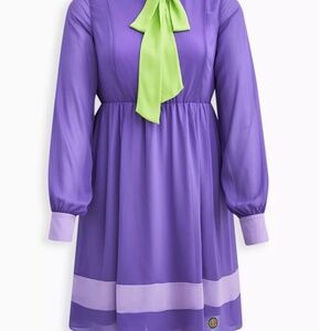 Scooby Doo Daphne Chiffon Fit N Flare Dress